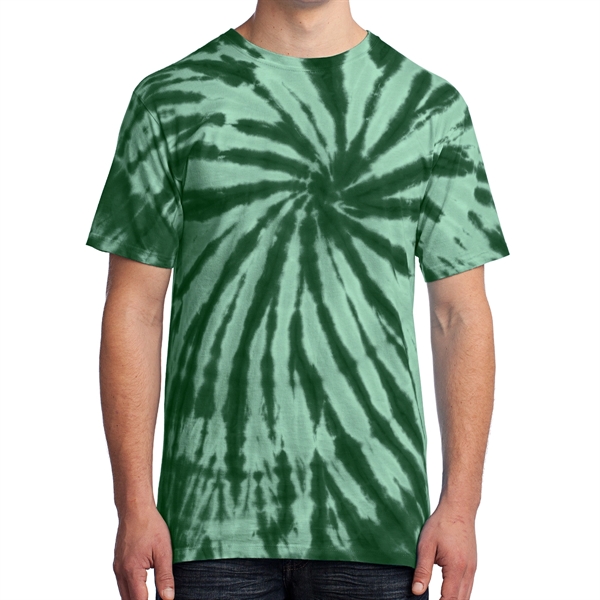 Forest Green color option for Cool Tie Dye Designed Tee