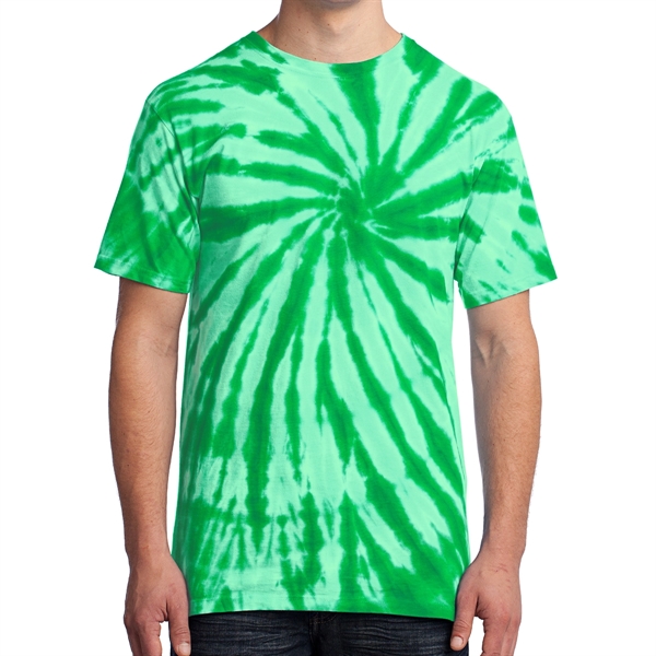 Kelly Green color option for Cool Tie Dye Designed Tee