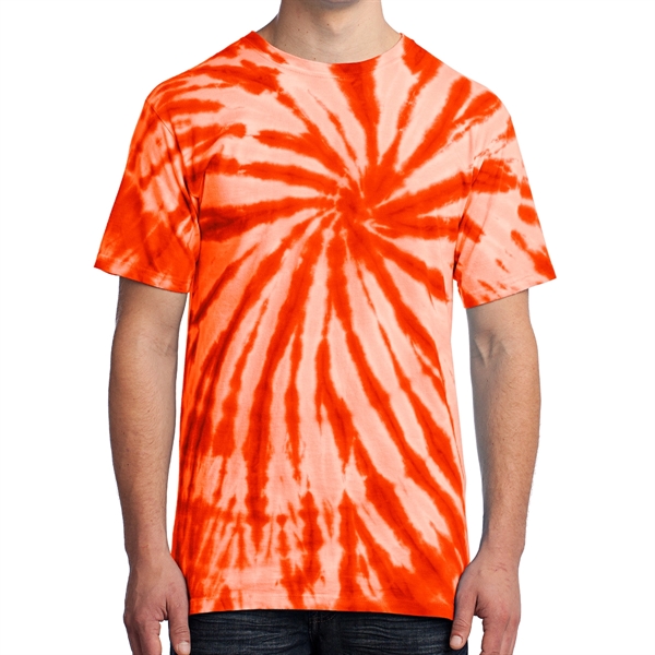 Orange color option for Cool Tie Dye Designed Tee