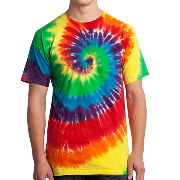 Rainbow color option for Cool Tie Dye Designed Tee