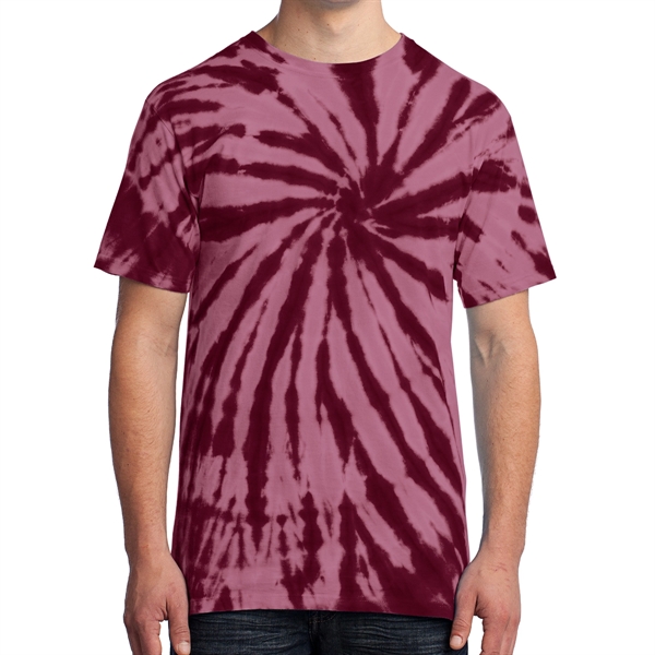 Red color option for Cool Tie Dye Designed Tee