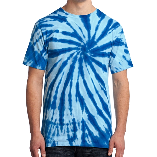 Royal Blue color option for Cool Tie Dye Designed Tee