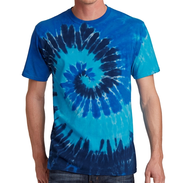 Turquoise color option for Cool Tie Dye Designed Tee