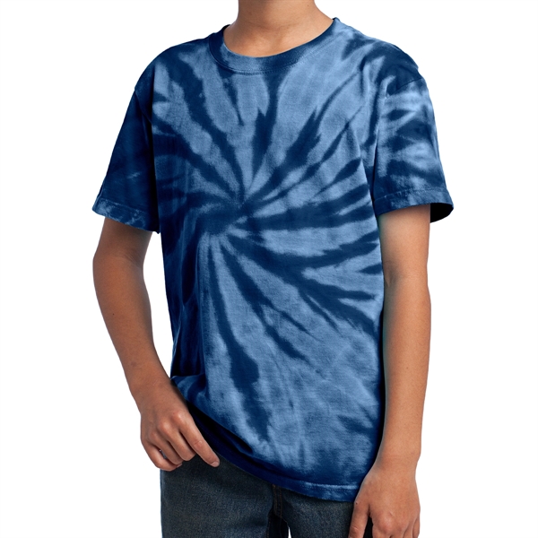 Navy color option for Junior Classic Tie Dye Tee