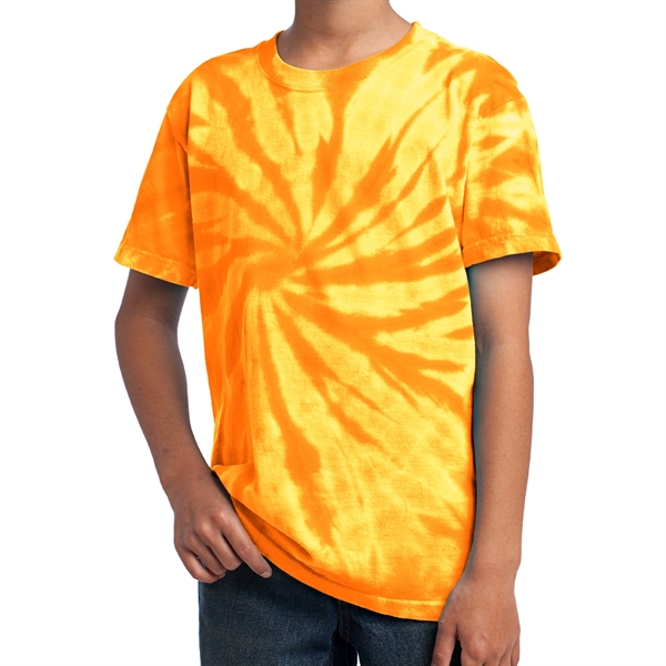 Orange color option for Junior Classic Tie Dye Tee