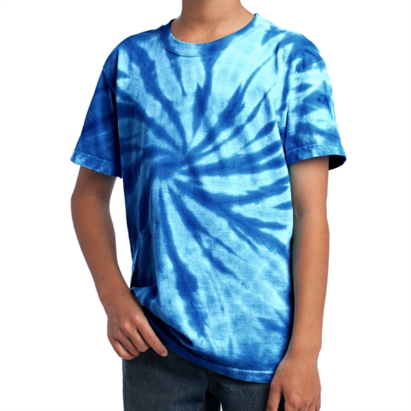 Turquoise color option for Junior Classic Tie Dye Tee