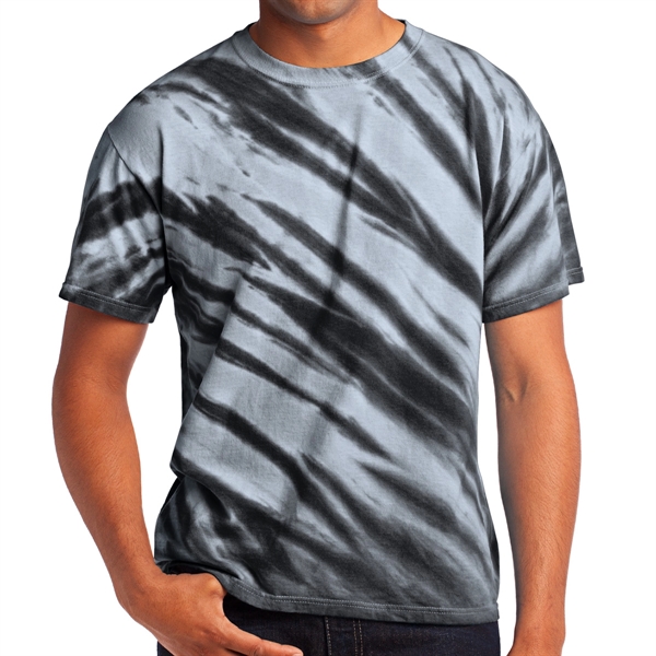 BLACK color option for Tiger Stripe Natural Dyed Tee