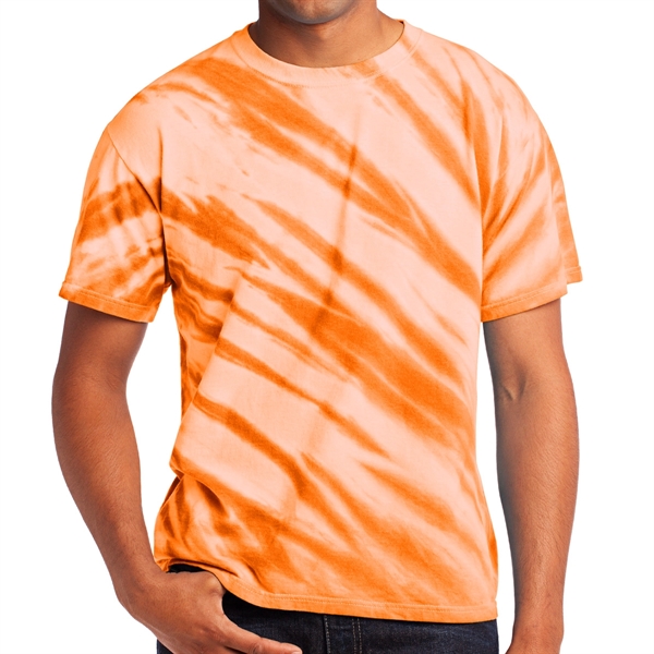 ORANGE color option for Tiger Stripe Natural Dyed Tee