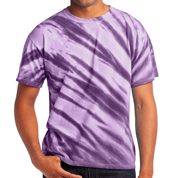 PURPLE color option for Tiger Stripe Natural Dyed Tee