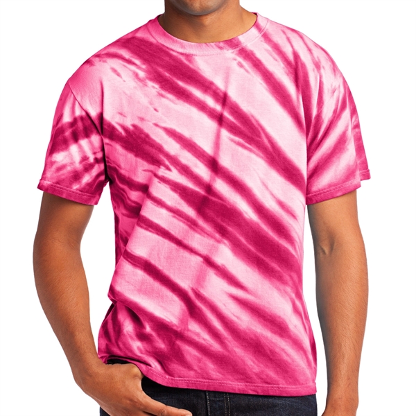 Pink color option for Tiger Stripe Natural Dyed Tee