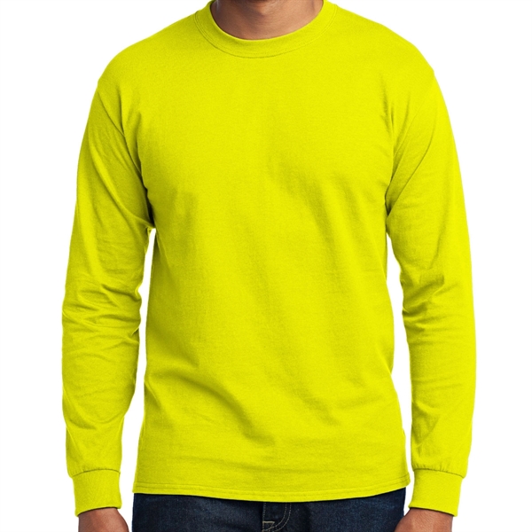 Safety Green color option for Beautiful Tall Long Sleeve Tee
