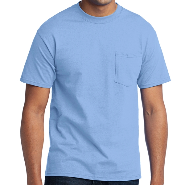 AQUATIC BLUE color option for Inclin Tee With Pocket