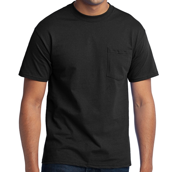 Jet Black color option for Inclin Tee With Pocket