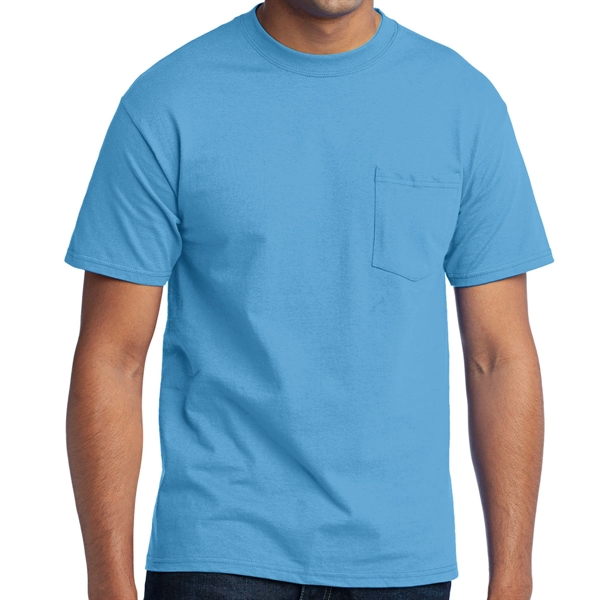 Light Blue color option for Inclin Tee With Pocket