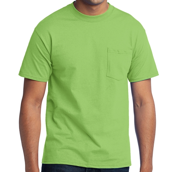 Lime color option for Inclin Tee With Pocket