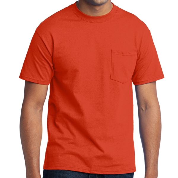 Orange color option for Inclin Tee With Pocket