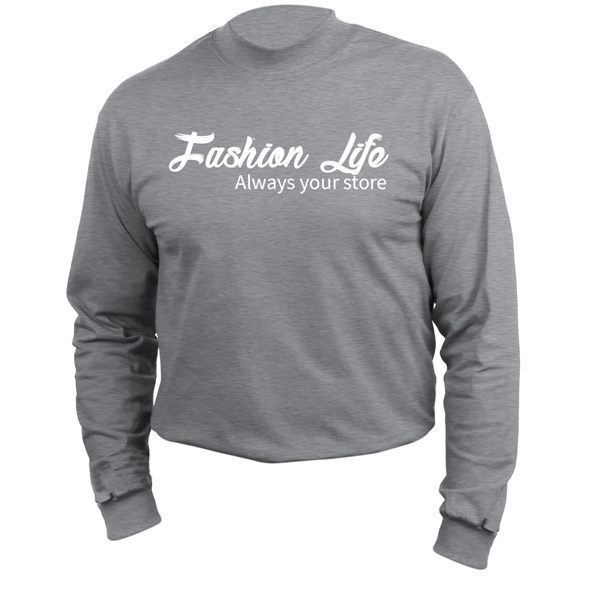 Athletic Heather color option for Essential Malg Turtleneck