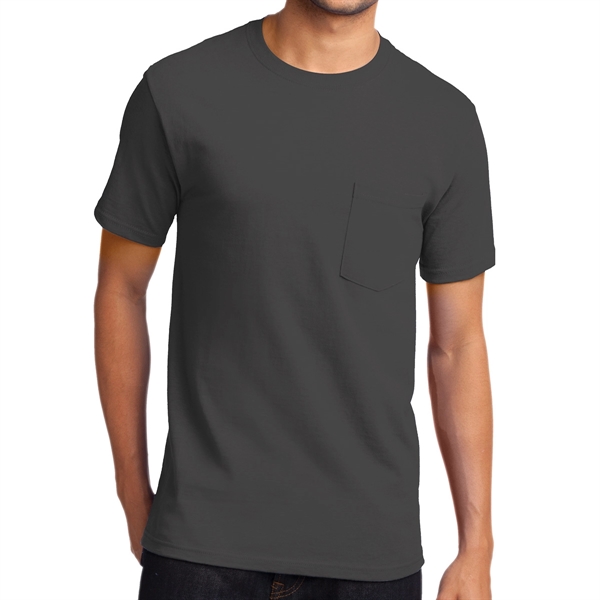 Charcoal color option for Flash Essential Pocket Tee