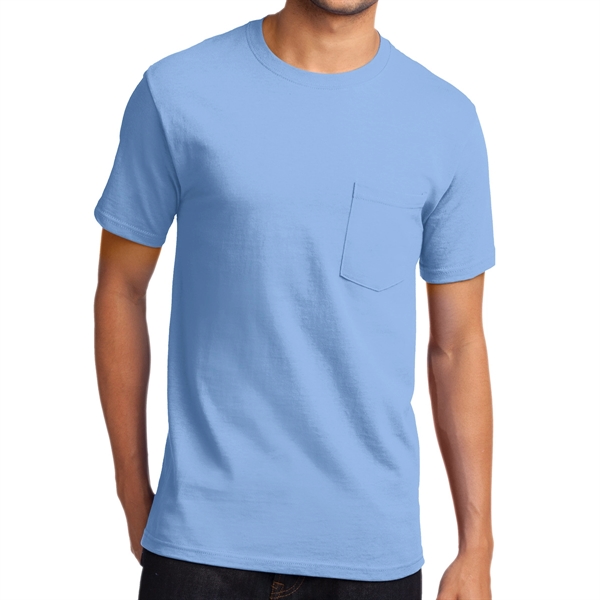 Light Blue color option for Flash Essential Pocket Tee