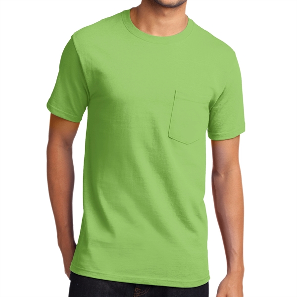 Lime color option for Flash Essential Pocket Tee