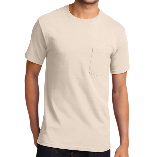 Natural color option for Flash Essential Pocket Tee