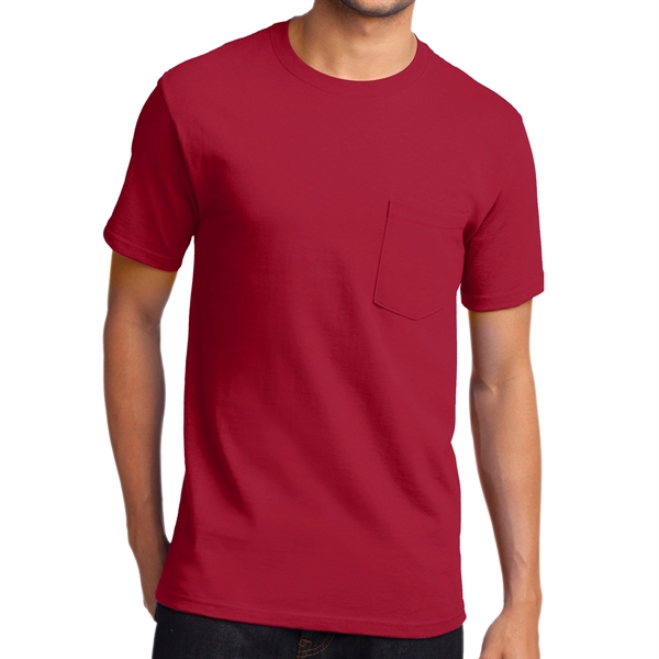 Red color option for Flash Essential Pocket Tee