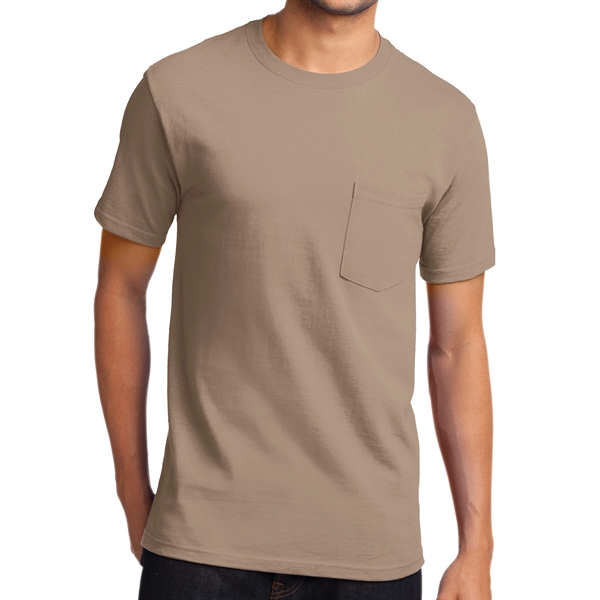 Sand color option for Flash Essential Pocket Tee