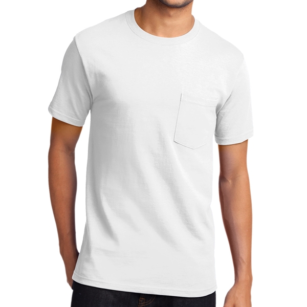 White color option for Flash Essential Pocket Tee