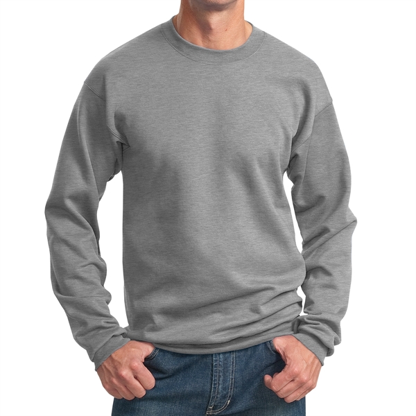 Athletic Heather color option for Comfy Crewneck Sweatshirt