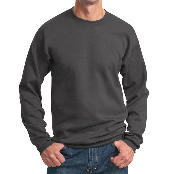 Charcoal color option for Comfy Crewneck Sweatshirt
