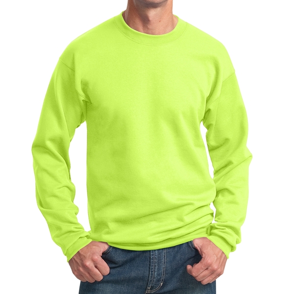 Lime color option for Comfy Crewneck Sweatshirt
