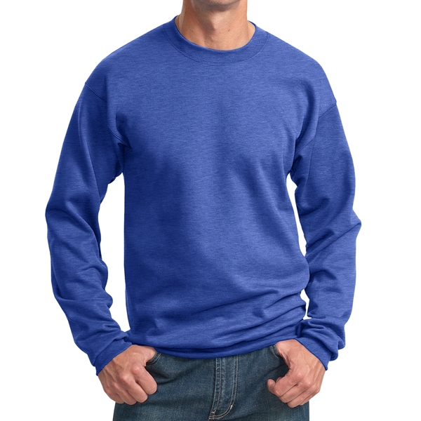 Neon Blue color option for Comfy Crewneck Sweatshirt
