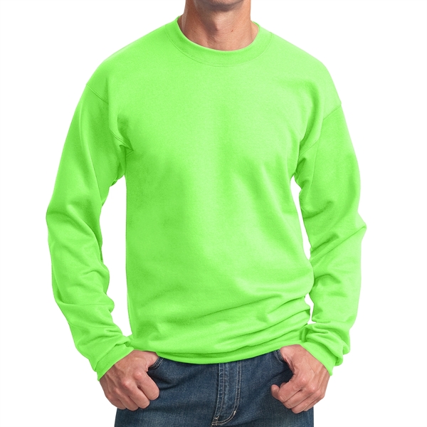 Neon Green color option for Comfy Crewneck Sweatshirt