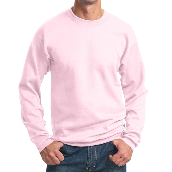 Neon Pink color option for Comfy Crewneck Sweatshirt