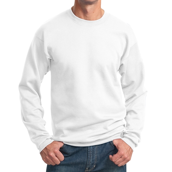 White color option for Comfy Crewneck Sweatshirt