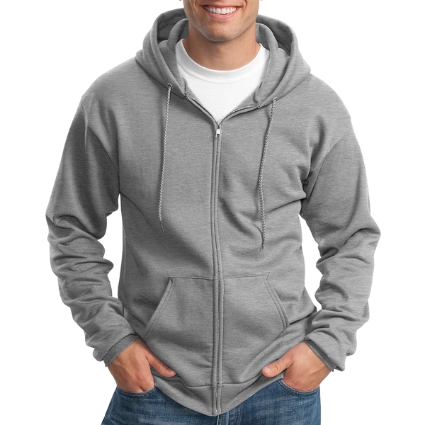 Athletic Heather color option for Perfect Full Zip Hooded Sweatshirt
