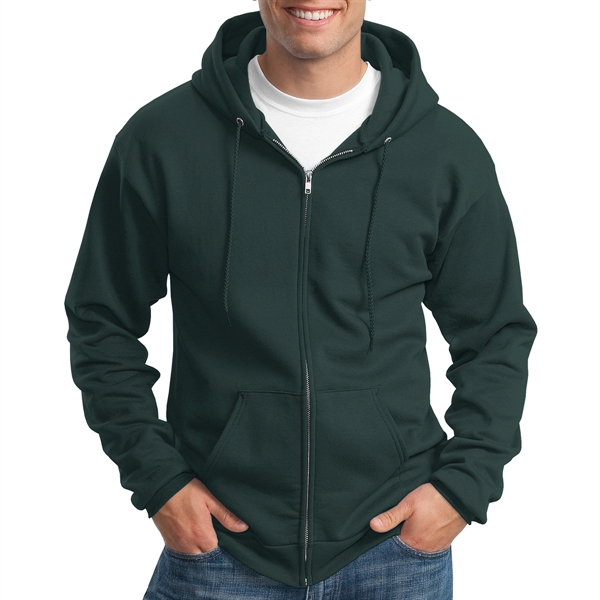 Dark Green color option for Perfect Full Zip Hooded Sweatshirt