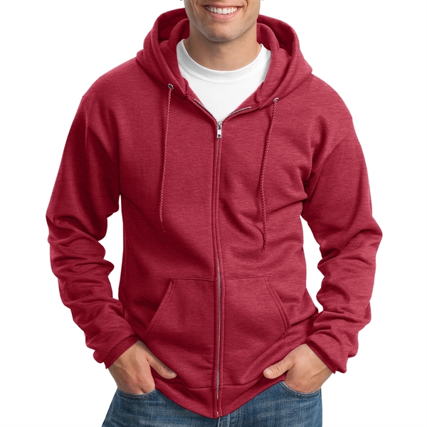 Red color option for Perfect Full Zip Hooded Sweatshirt