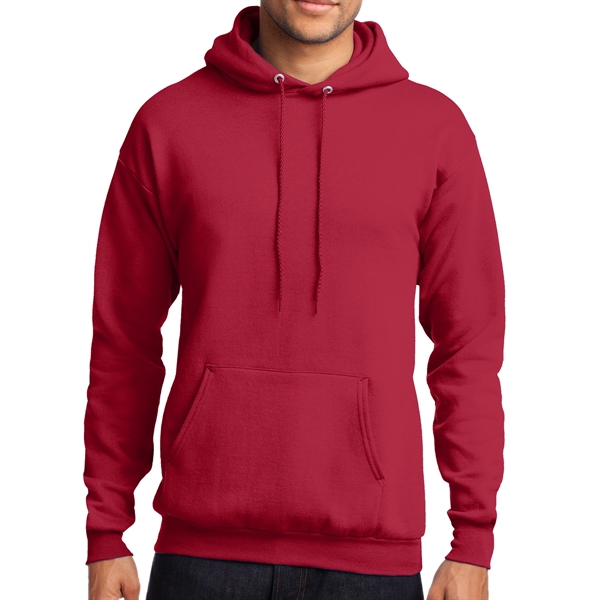 Cardinal color option for Port & Company® Core Fleeced Hoodie Sweatshirt