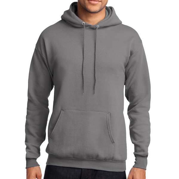 Charcoal color option for Port & Company® Core Fleeced Hoodie Sweatshirt