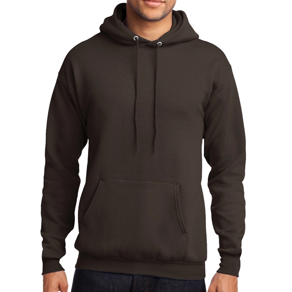 Dark Chocolate Brown color option for Port & Company® Core Fleeced Hoodie Sweatshirt