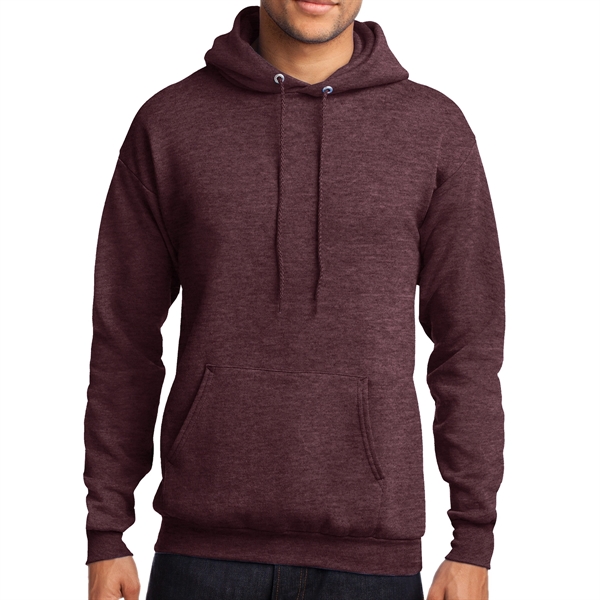 Heather Purple color option for Port & Company® Core Fleeced Hoodie Sweatshirt