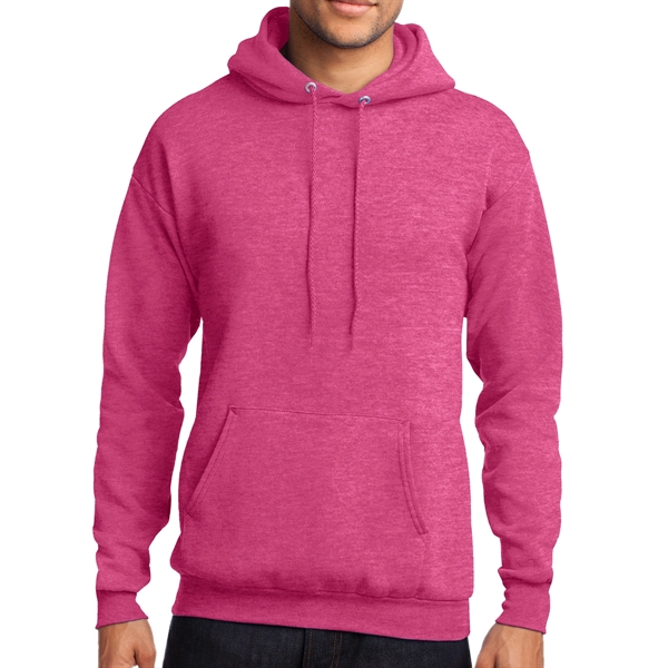 Heather Red color option for Port & Company® Core Fleeced Hoodie Sweatshirt