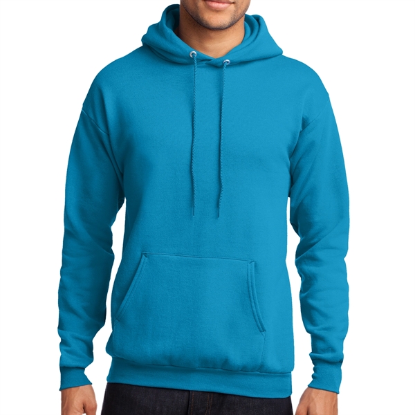 Light Blue color option for Port & Company® Core Fleeced Hoodie Sweatshirt