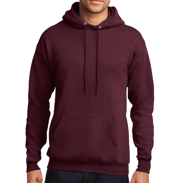 Maroon color option for Port & Company® Core Fleeced Hoodie Sweatshirt