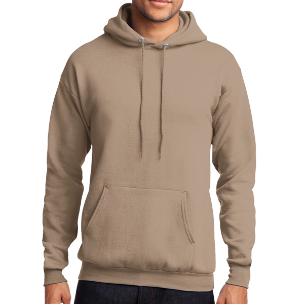 Sand color option for Port & Company® Core Fleeced Hoodie Sweatshirt