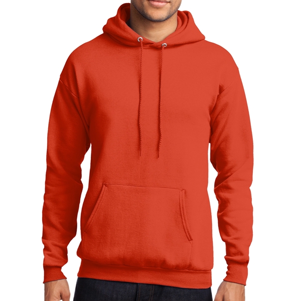 Sangria color option for Port & Company® Core Fleeced Hoodie Sweatshirt