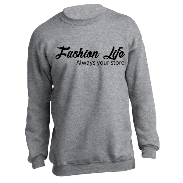 Athletic Heather color option for Perfect Crewneck Sweatshirt