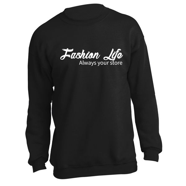 Jet Black color option for Perfect Crewneck Sweatshirt