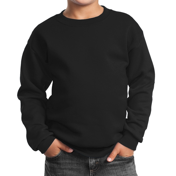 Jet Black color option for High Value Crewneck Sweatshirt